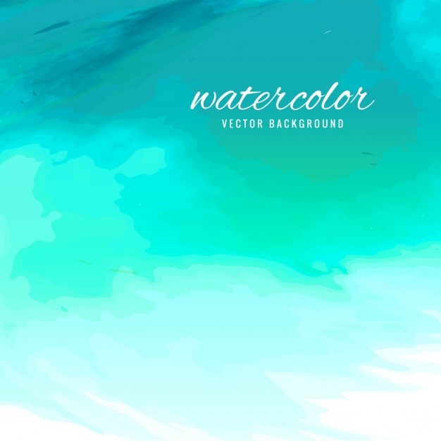 Watercolor Texture Turquoise Background – Free Download