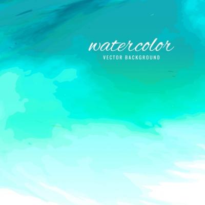 Watercolor Texture Turquoise Background – Free Download