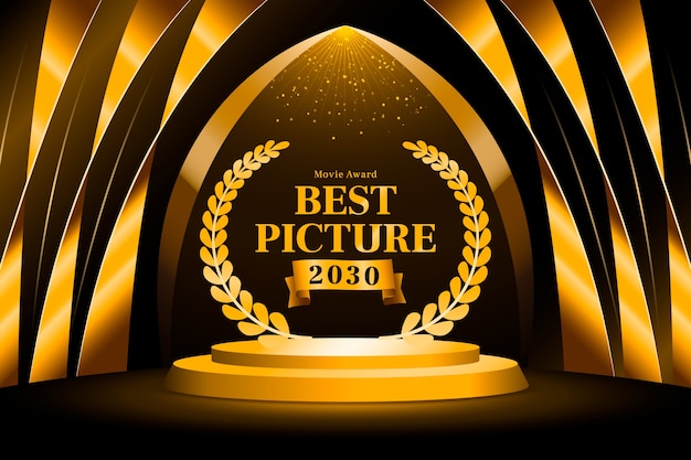 Gradient Film Awards Ceremony Background – Free Download