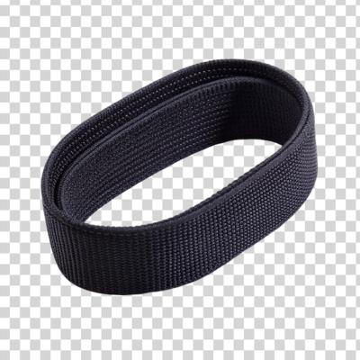 A Black Elastic Isolated on Transparent Background – Free Download