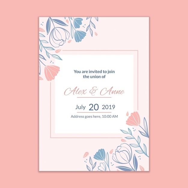 Modern Wedding Invitation Mockup – Download Free Stock Photo