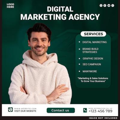 Corporate Social Media and Agency Banner Template for Digital Marketing – Free Download