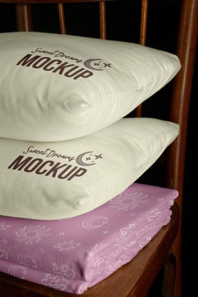 Bedding Set Mockup Design – Free Download Free Stock Photo