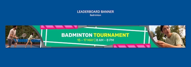 Badminton Template Design – Free Download