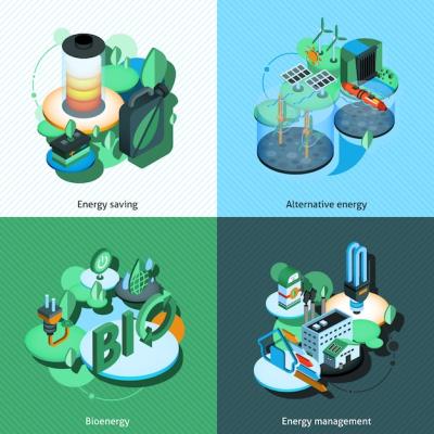 Green Energy Isometric – Free Download Free Stock Photo