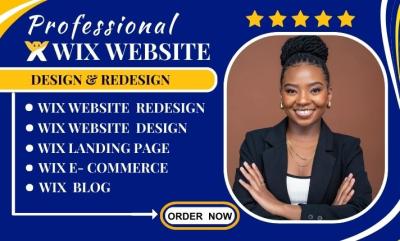 I Will Wix Website Redesign | Wix Website Design | Wix Website Redesign