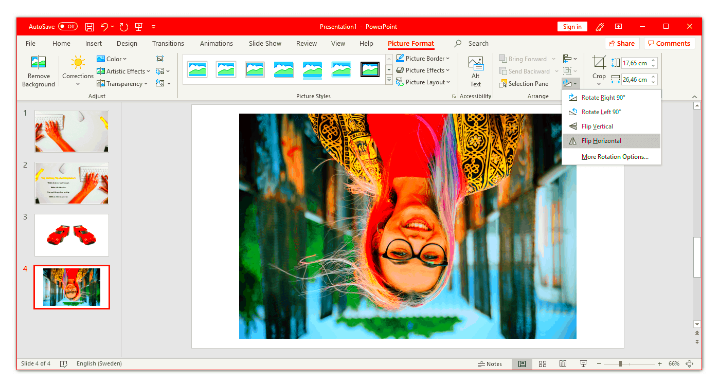 How to Flip a Photo in PowerPoint  StepbyStep Guide