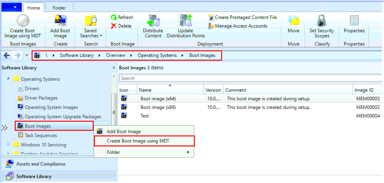 SCCM Create Custom Windows PE Boot Image Using MDT With ConfigMgr HTMD Blog