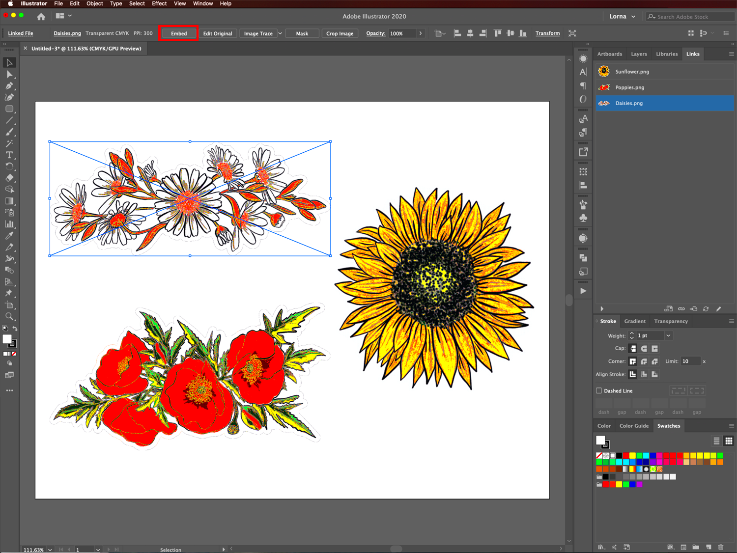 How to Embed All Images in Illustrator  Design Bundles