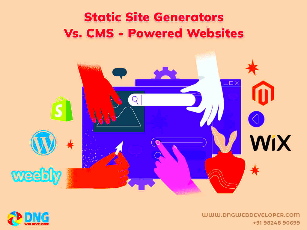 Best Static Site Generator vs CMS Website  Difference between Static 