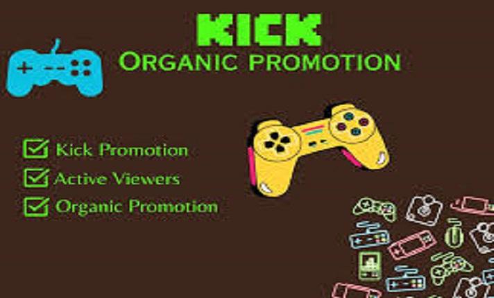 I Will Do Kick Promotion and Bring Live Viewers to Your Kick Channel and Kick Followers