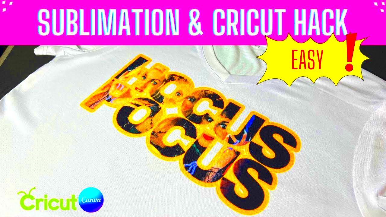 Sublimation tutorial using cricut design space print large images 