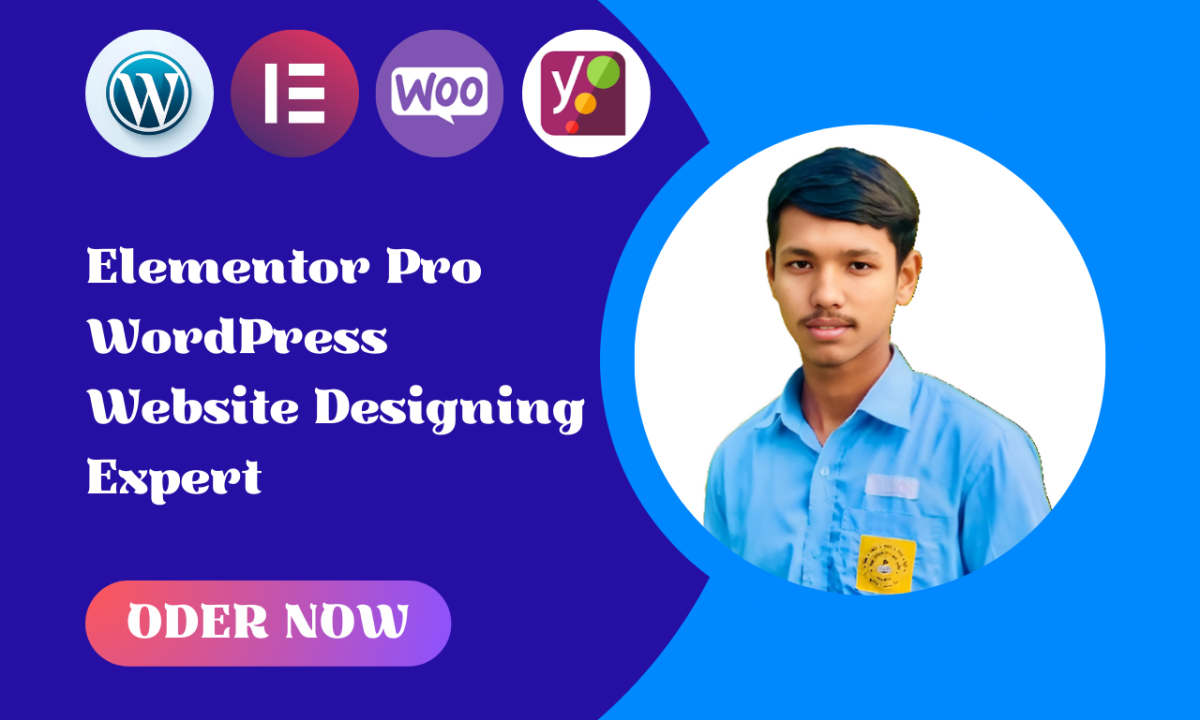 I Will Create a Stunning Modern WordPress Website Using Elementor Pro