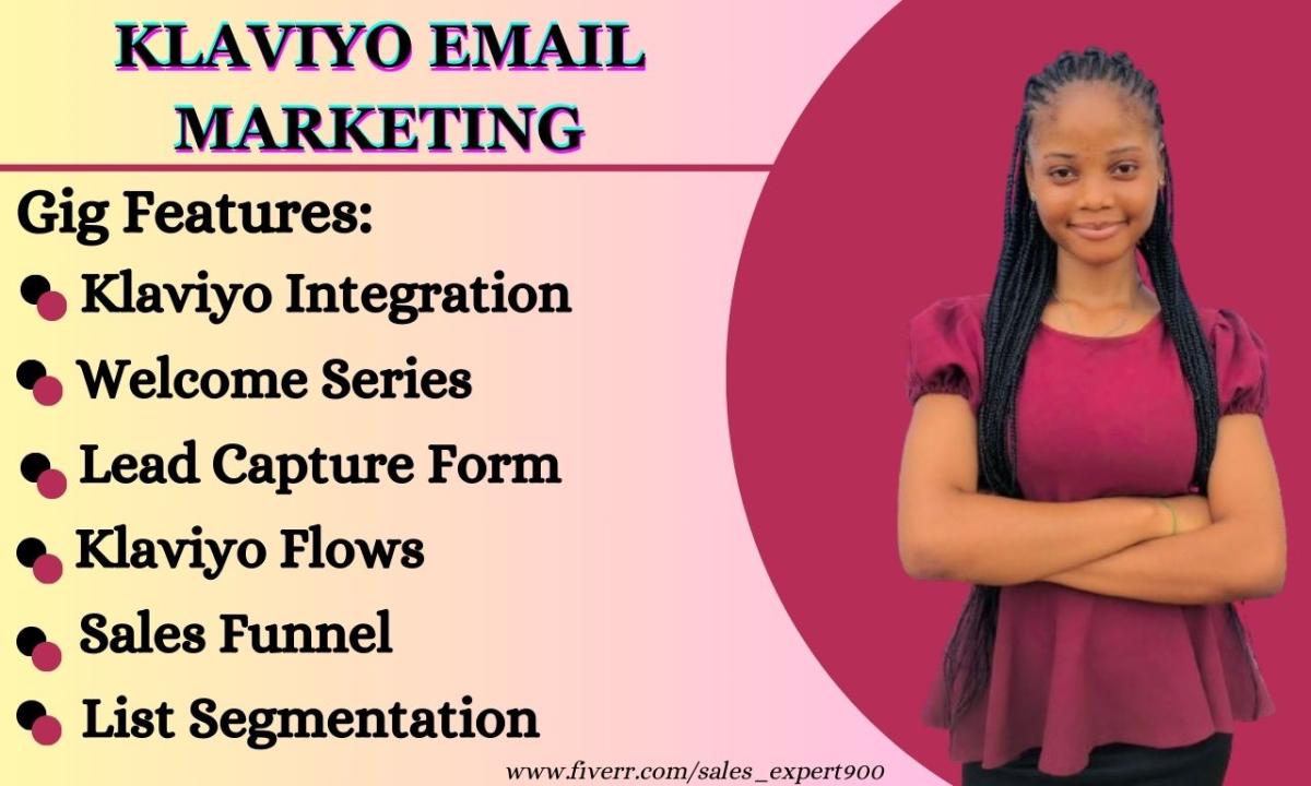 I Will Create Effective Klaviyo Email Marketing Sales Funnels for Shopify, Facebook, and TikTok Ads