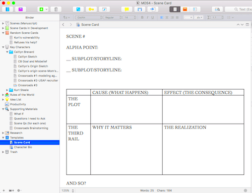 Using Scrivener with Story Genius