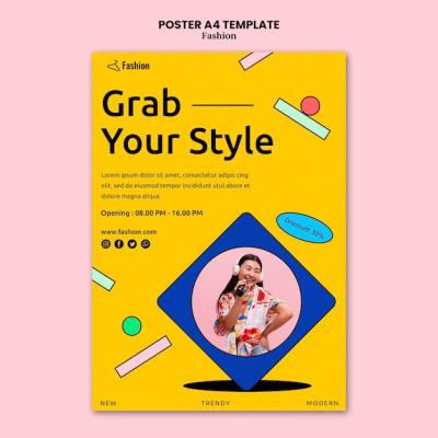 Fashion Sale Poster Template – Free Download