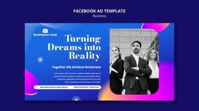 Facebook Template for Business Strategy – Free Download