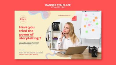 Storytelling Banner Template – Free Download