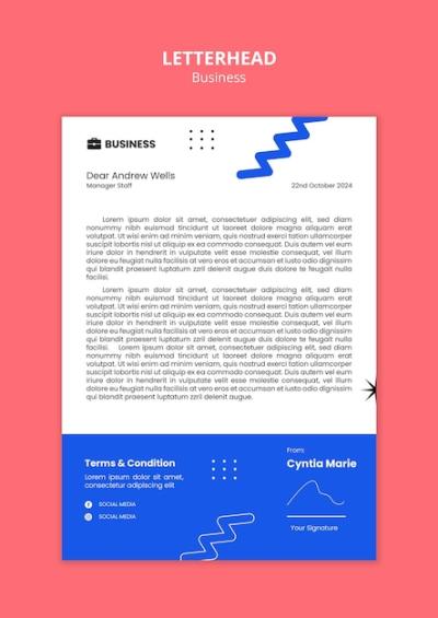 Flat Design Business Strategy Template – Free Download