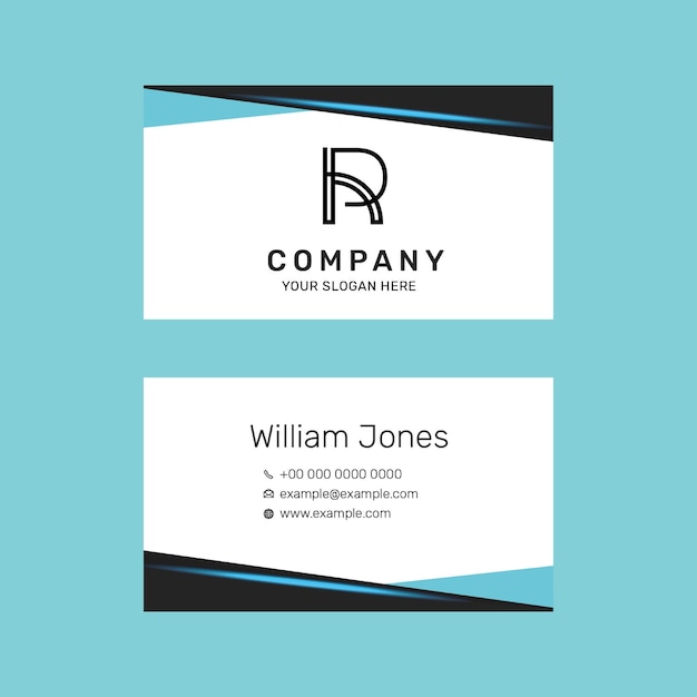 Modern Editable Business Card Template PSD – Free to Download