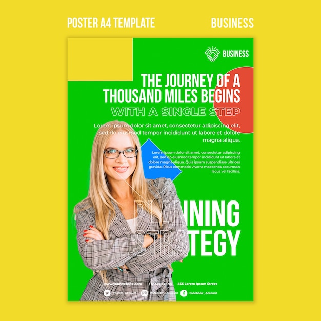 Professional Business Poster Template – Free Download