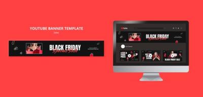 Hand Drawn Special Sale YouTube Banner Template – Free Download