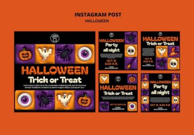 Halloween Template Design – Free Download for Festive Creativity