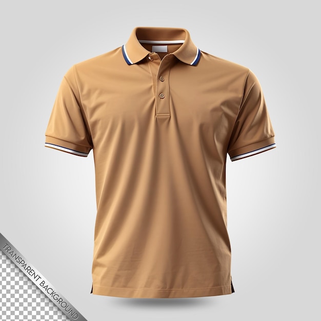 Polo Shirt Mockup on Transparent Background – Free Download