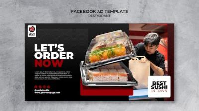 Delicious Food Restaurant Facebook Template – Free to Download