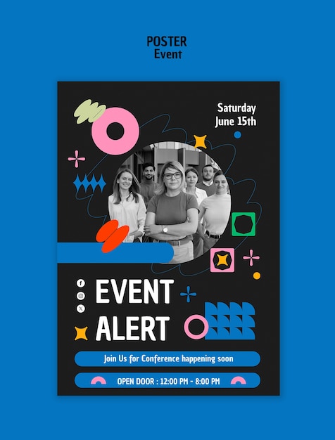 Event Template Design – Free Download, Download Free Stock Photo