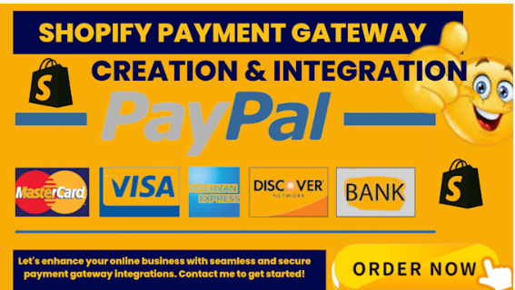 I Will Set Up Payment Gateway with PayPal, Stripe, and Shopify Payment Integration