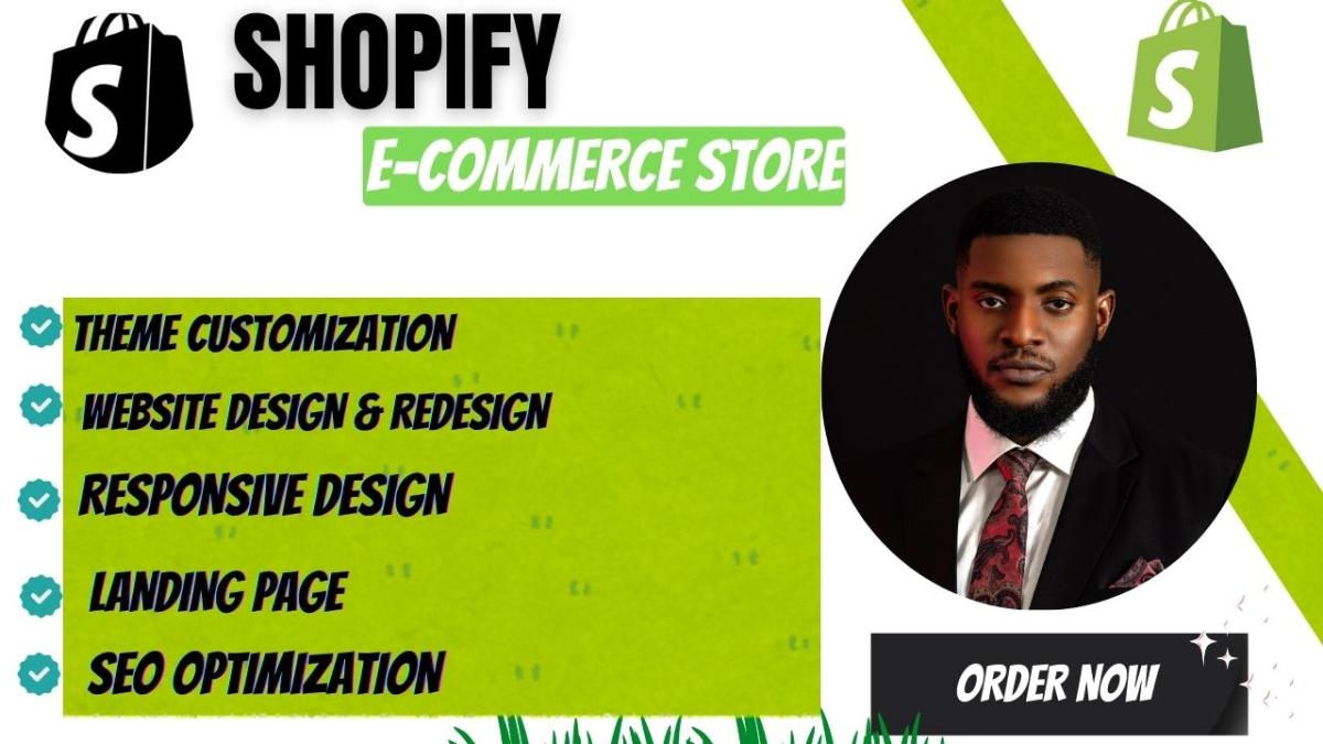 I Will Create and Redesign Your Shopify Store with Exceptional Website Design