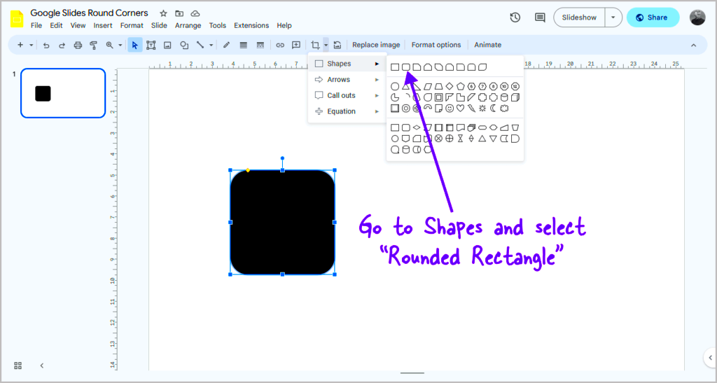 Google Slides Round Corners 4 Easy Steps