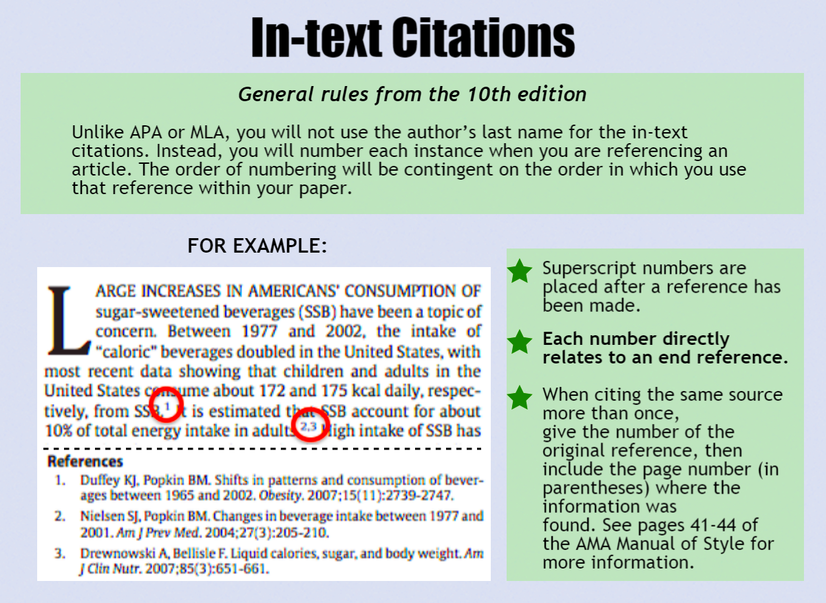 AMA Citation Style  Citation Styles  LibGuides at College of Charleston