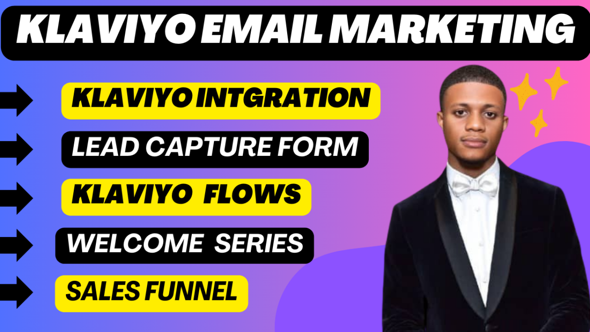 I Will Set Up Klaviyo Email Marketing Flows & SMS Marketing for Your Shopify Ecommerce Store