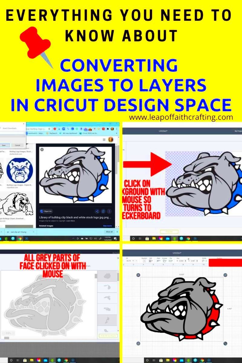 How to Upload Images to Cricut Design Space and Make Layers with Them 