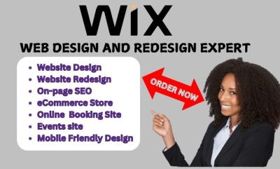 Build Professional Wix Website Design, Wix Website Redesign & Wix Ecommerce