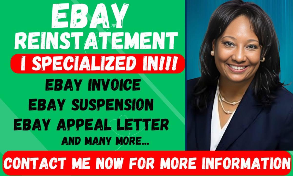 I Will Reinstate Suspended eBay & Etsy Store with POA and Appeal Letter