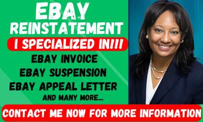 I Will Reinstate Suspended eBay & Etsy Store with POA and Appeal Letter