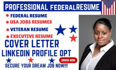 I Will Create an ATS-Optimized Federal Resume for USA Jobs