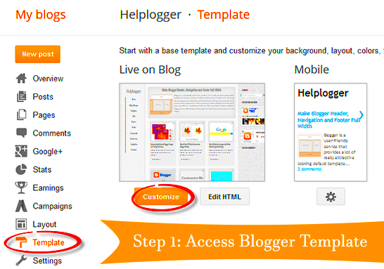 How to Center the Blogger Header Image  Helplogger