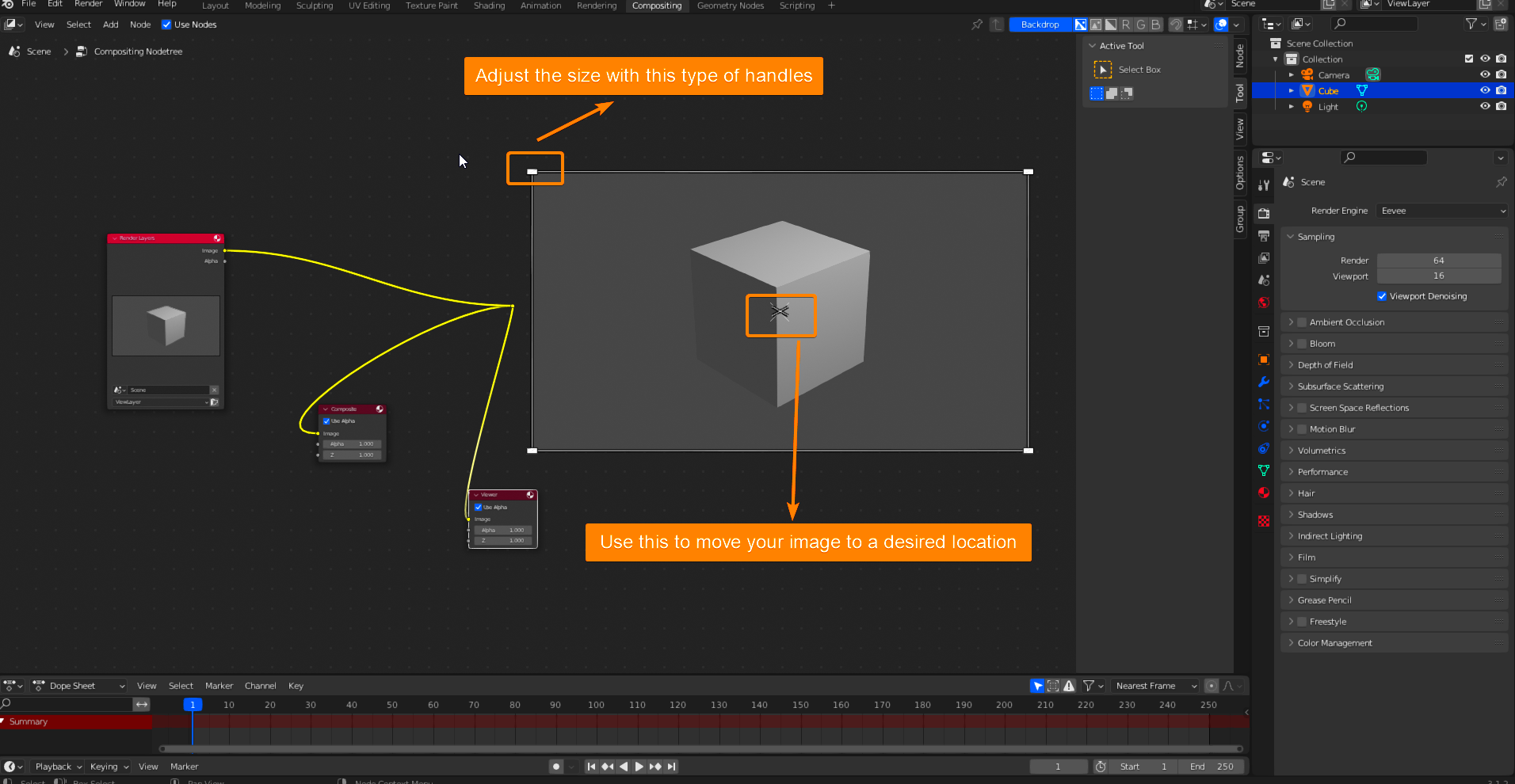 How to crop an image in the compositor in Blender  Artisticrendercom