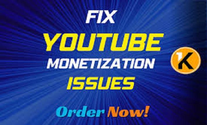 Resolve YouTube Monetization Issues, Reused Content, and AdSense Problems