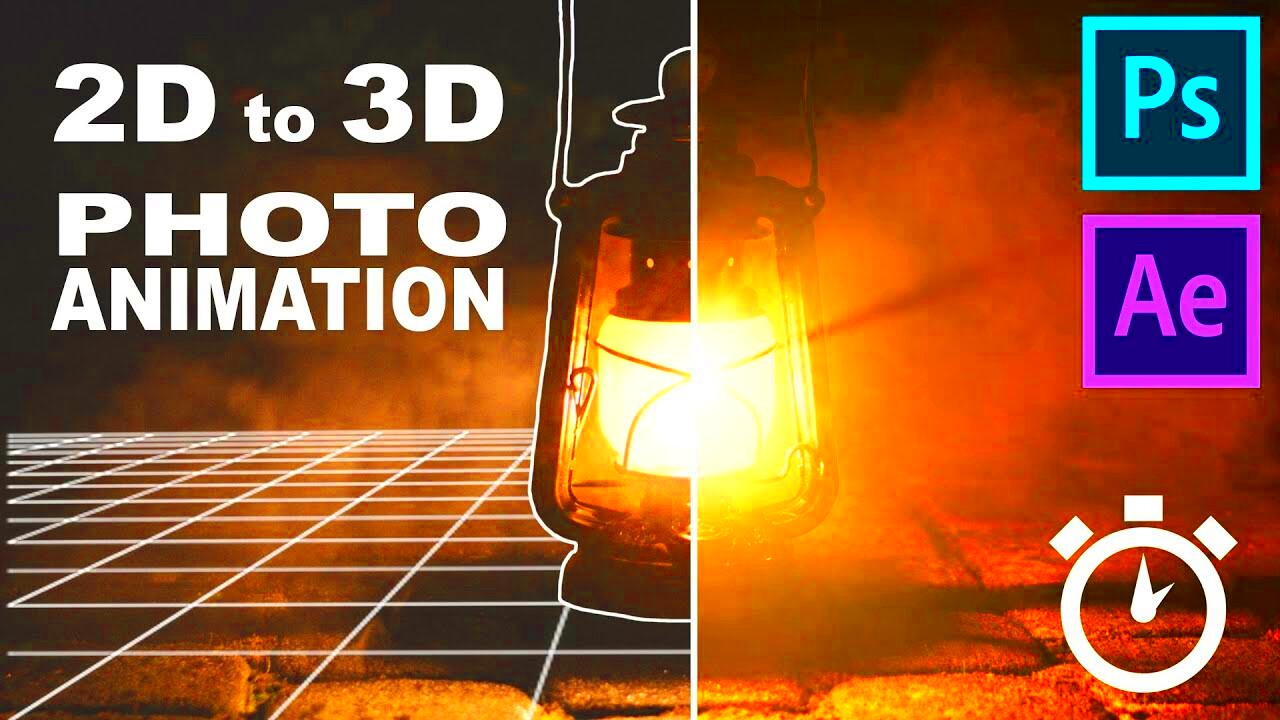 2D to 3D Photo Animation in After Effects with Photo Animator  YouTube