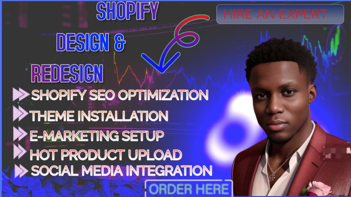 I Will Do Shopify Website Design and Redesign