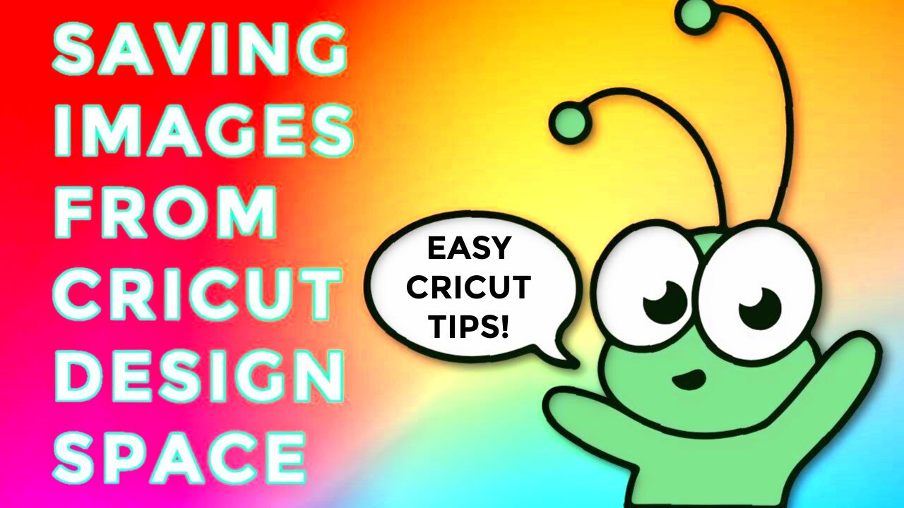 How to Save A Image from Cricut Design Space Mac  YouTube