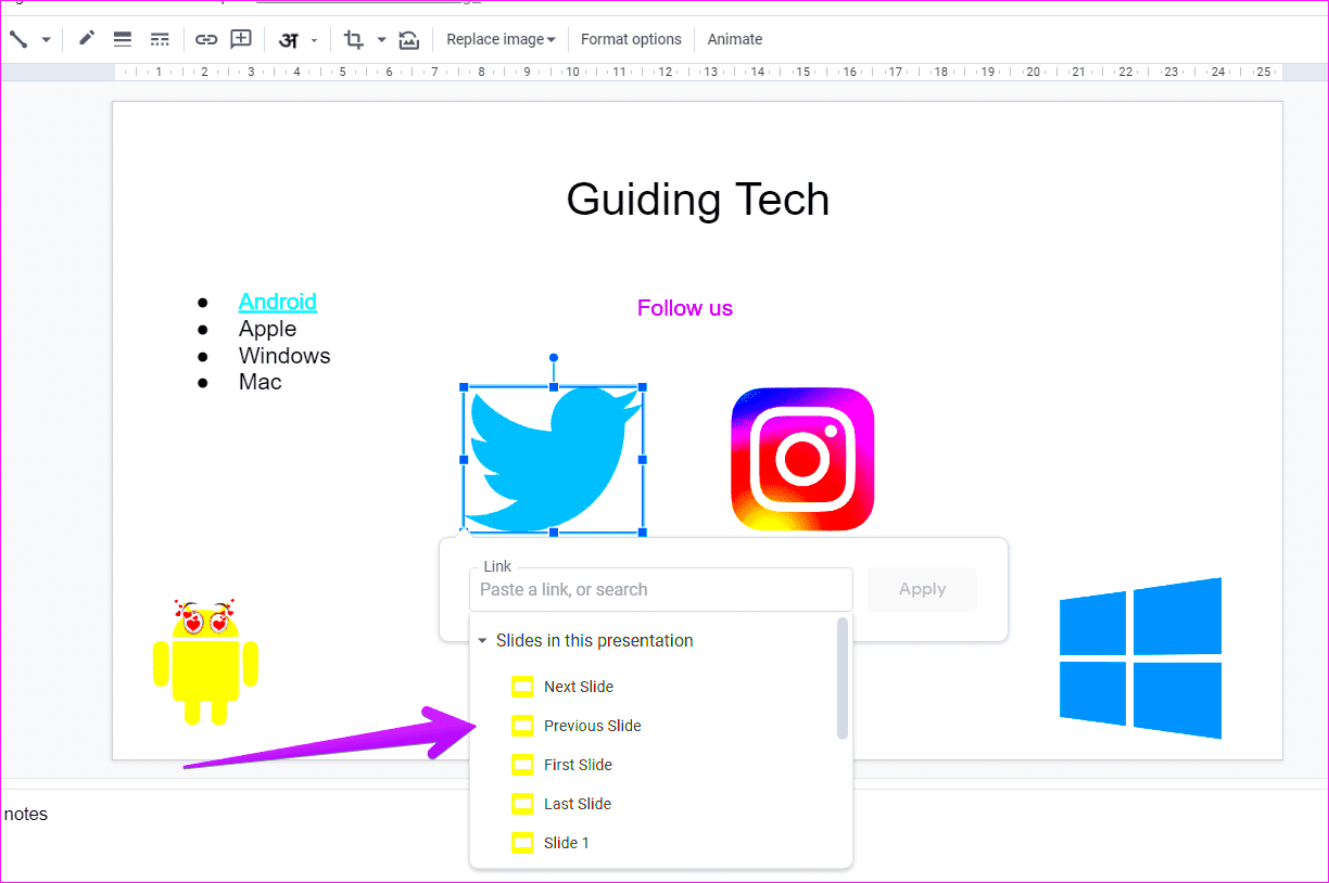 How to Add Hyperlinks in Google Slides