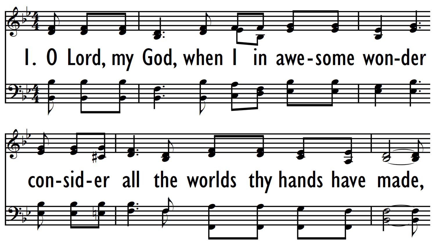 HOW GREAT THOU ART  Digital Songs  Hymns