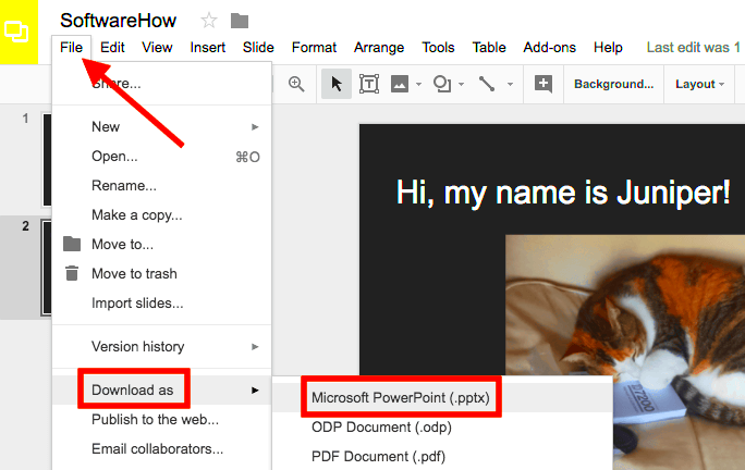 How to Download an Image from Google Slides 6 Steps