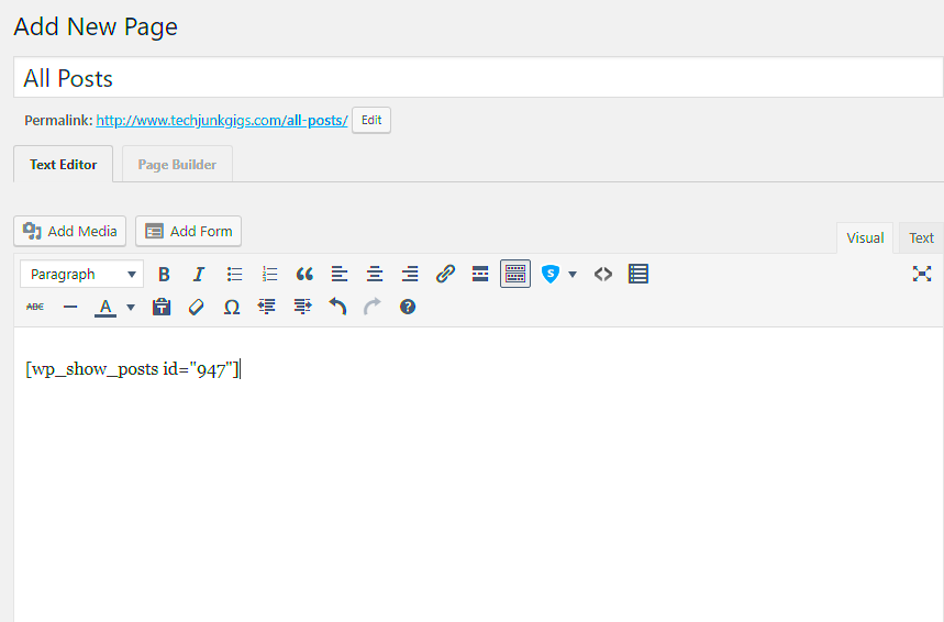 How to Display All Your WordPress Posts on Specific Page  TechJunkGigs